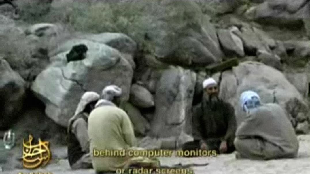 اسامة في جبال افغانستان