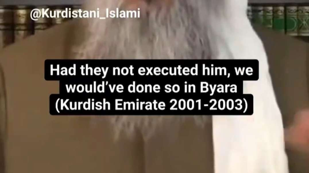 Mullah Krekar - Saddam Died as a Kafir