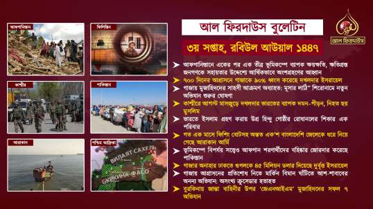 Al Firdaws Bulletin || Rabiul Awwal 3rd Week 1447 Hijri || (Bangla)